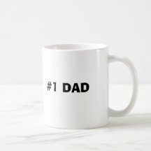 #1 DAD COFFEE MUGS