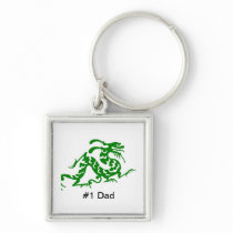 #1 Dad Dragon Key Chains