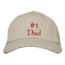 # 1 Dad Embroidered Baseball Cap embroidered hats