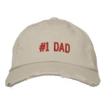 #1 DAD EMBROIDERED BASEBALL CAP