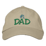 #1 Dad  ... ; ) Embroidered Baseball Caps