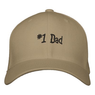 #1 Dad Baseball Cap by annagiama645