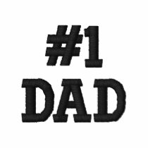 #1 Dad Embroidered Shirt