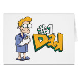#1 Dad Father's Day Card