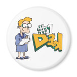 #1 Dad Father's Day Gifts Refrigerator Magnets
