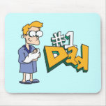 #1 Dad Father's Day Gifts Mousepads