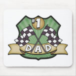 #1 Dad Father's Day Race Fan mousepads