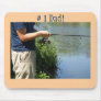 # 1 Dad!, Fishing man Mousepads