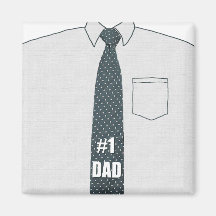 #1 Dad Fridge Magnets