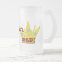 #1 Dad Frosted Mug