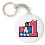 #1 Dad Gift keychains