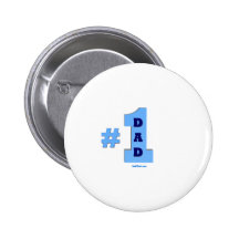 #1 Dad GIFTS Pinback Buttons