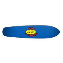 #1 Dad in the World Customize Father's Day Skate Board