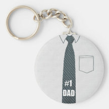 #1 Dad Key Chain