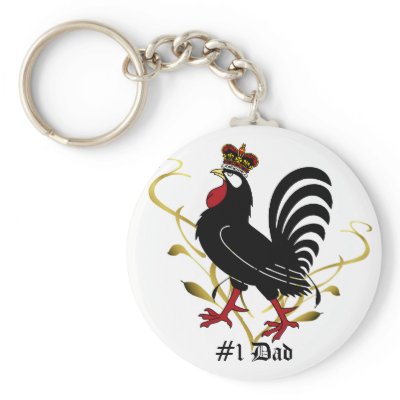 #1 Dad Keychain