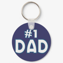 #1 Dad keychains
