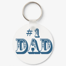 #1 Dad keychains