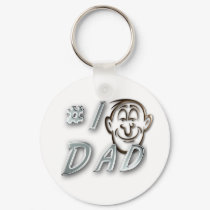 #1 Dad keychains