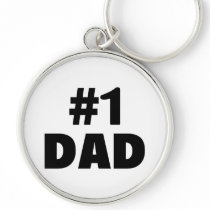 #1 Dad Key Chains