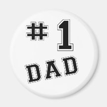 #1 Dad Magnets