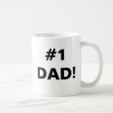 #1 DAD! mugs