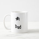 #1 Dad Mug mug