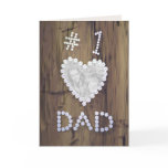 #1 Dad on Wood (photo frame) cards