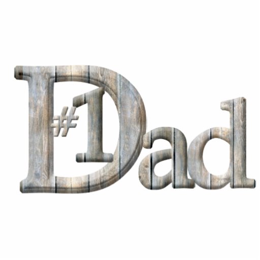 #1 Dad Photo Sculpture