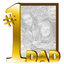 #1 Dad Photo Sculpture photo sculptures