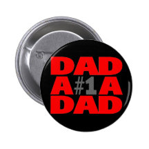 #1 Dad Pinback Button