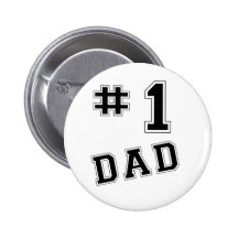 #1 Dad Pinback Button