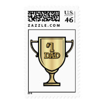 #1 Dad postage