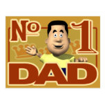 #1 Dad Postcard