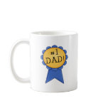 #1 Dad (ribbon) Coffee Mug