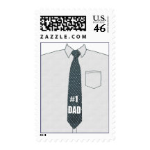 #1 Dad Stamp