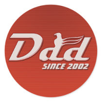 #1 Dad Sticker