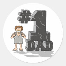 #1 Dad Stickers