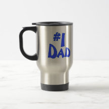 #1 DAD TRAVEL MUG