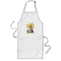 #1 Dad Trophy aprons