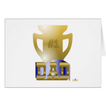 #1 Dad Trophy cards