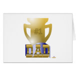 #1 Dad Trophy Card