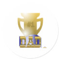 #1 Dad Trophy stickers