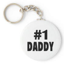 #1 Daddy Keychain