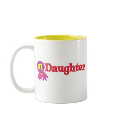 #1 Daughter Mug by teesforyourfamily