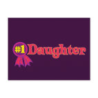 #1 Daughter Postcard