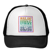 1 de mayo el día internacional de los trabajadores gorros bordados