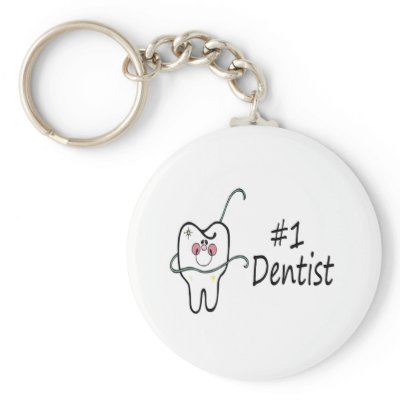 #1 Dentist Key Chains