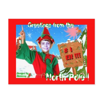 # 1 Elf Greetings from the North Pole Post Card