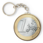 1 Euro COIN keychains