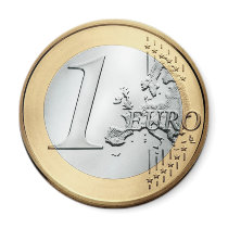 1 Euro Coin Magnets